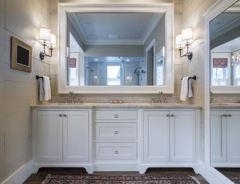Stylish Vanity with Double Sinks